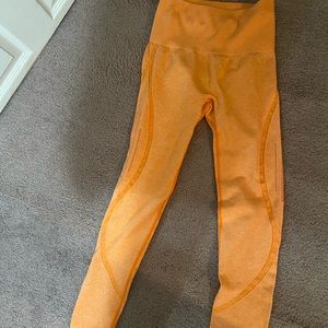 Orange leggings